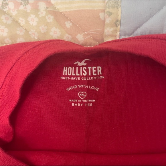 Cropped red tee - Picture 3 of 4